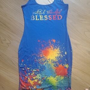 Colorful Womens Dress- Size Large/XL